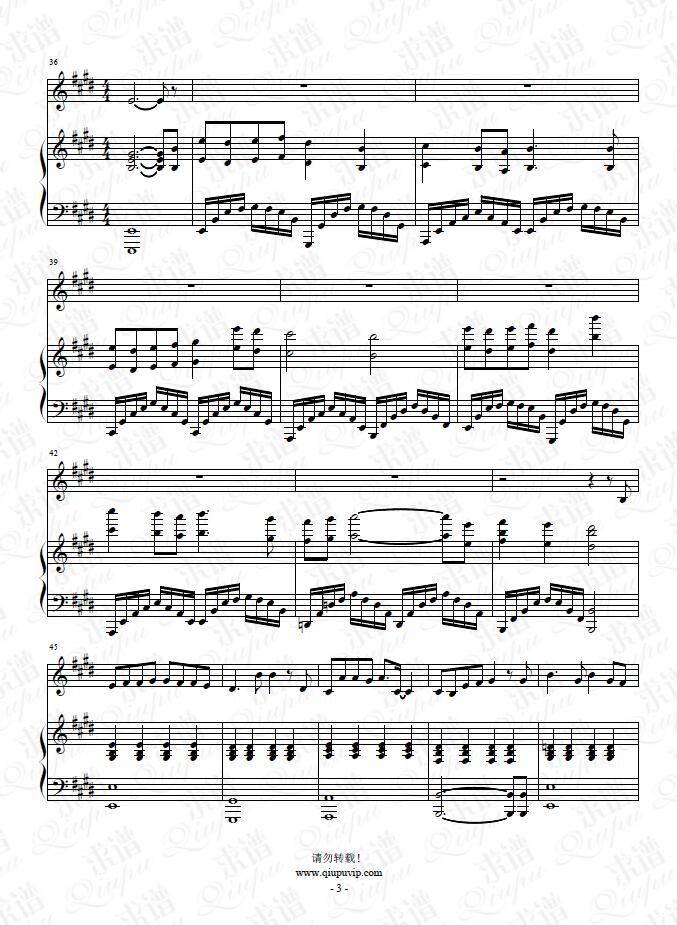 《再一次出发》钢琴谱（钢伴）由求谱网制作，并提供《再一次出发》钢琴曲（钢琴弹唱）在线试听，《再一次出发》钢琴谱（五线谱）下载