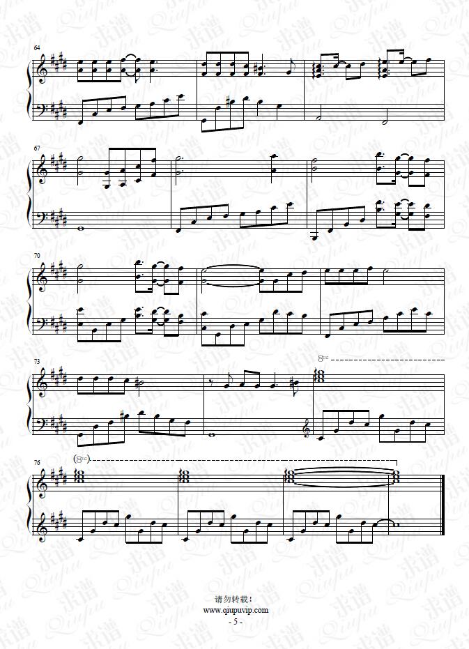 《紫》钢琴谱由求谱网制作，并提供《紫》钢琴曲在线试听，《紫》钢琴谱（五线谱）下载