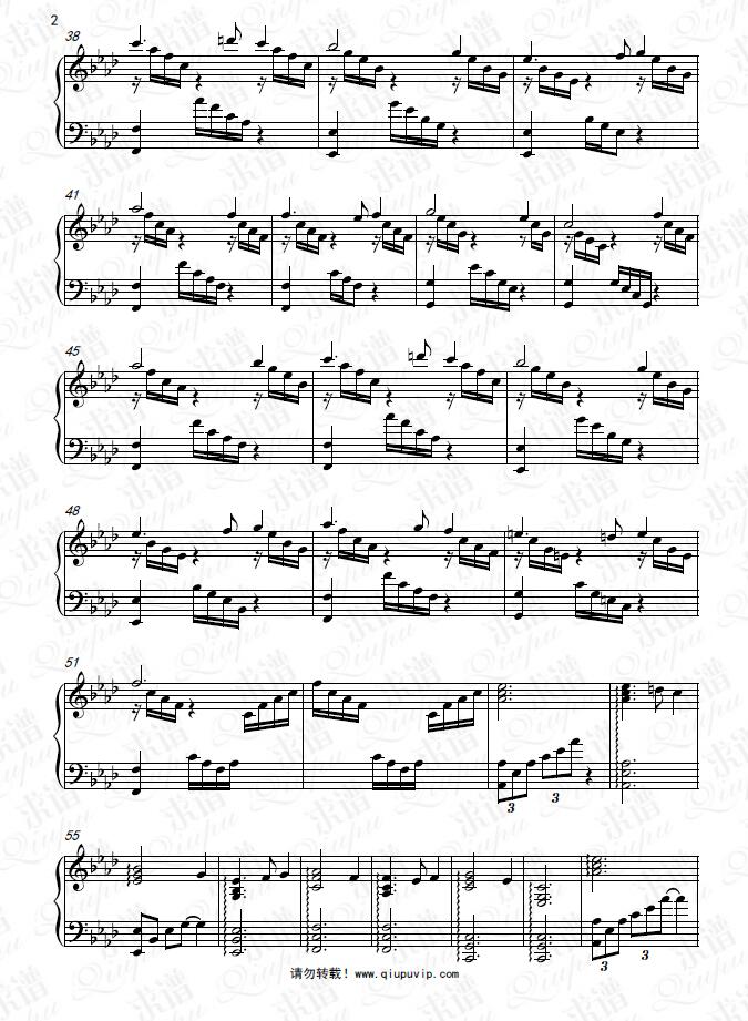 《绿袖子》钢琴谱由求谱网制作，并提供《绿袖子》钢琴曲在线试听，《绿袖子》钢琴谱（五线谱）下载