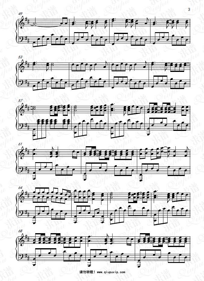 《マリーゴールド(金盏花)》钢琴谱由求谱网制作，并提供《マリーゴールド(金盏花)》钢琴曲在线试听，《マリーゴールド(金盏花)》钢琴谱（五线谱）下载