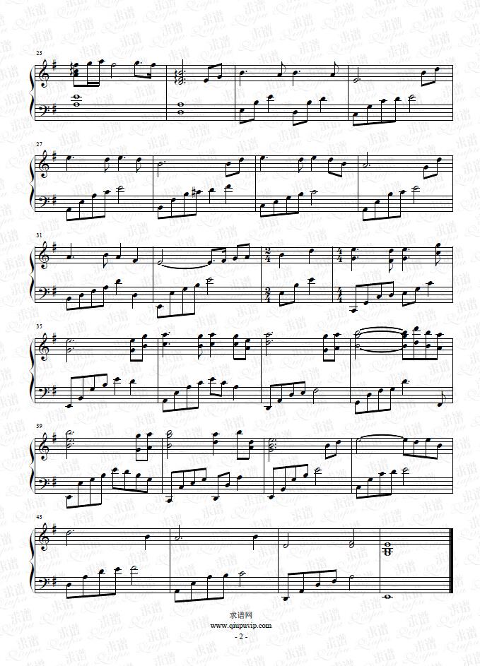 《残月》钢琴谱由求谱网制作，并提供《残月》钢琴曲在线试听，《残月》钢琴谱（五线谱）下载