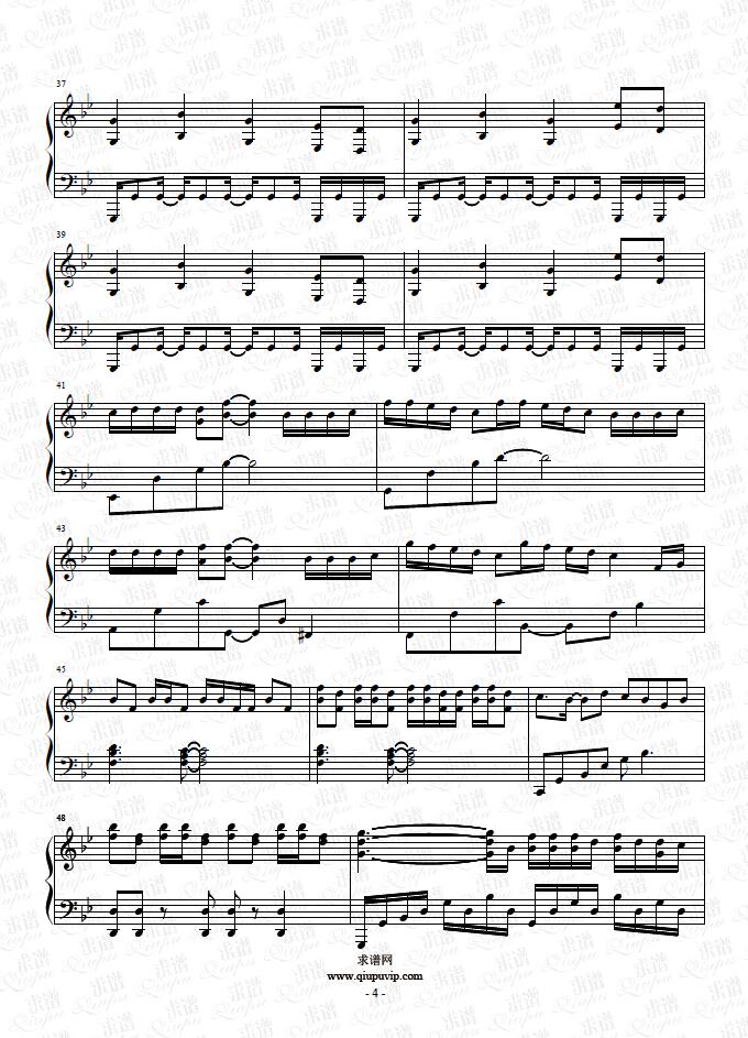 《無限的我》钢琴谱由求谱网制作，并提供《無限的我》钢琴曲在线试听，《無限的我》钢琴谱（五线谱）下载