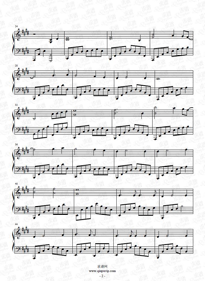 《我心永恒》钢琴谱由求谱网制作，并提供《我心永恒》钢琴曲在线试听，《我心永恒》钢琴谱（五线谱）下载