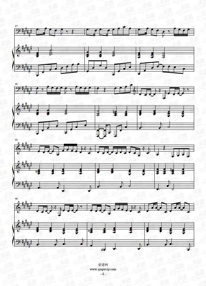 《起风了》钢琴谱（钢伴）由求谱网制作，并提供《起风了》钢琴曲（钢琴弹唱）在线试听，《起风了》钢琴谱（五线谱）下载