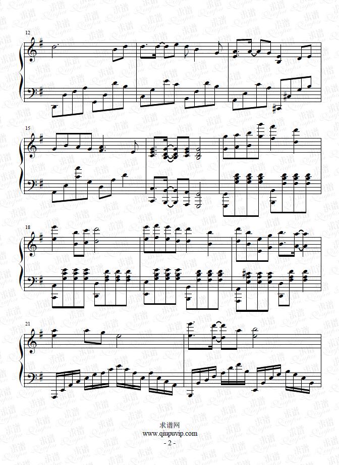 《不忘初心》钢琴谱由求谱网制作，并提供《不忘初心》钢琴曲在线试听，《不忘初心》钢琴谱（五线谱）下载