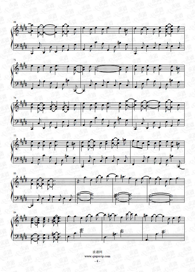 《小丑的品格》钢琴谱由求谱网制作，并提供《小丑的品格》钢琴曲在线试听，《小丑的品格》钢琴谱（五线谱）下载