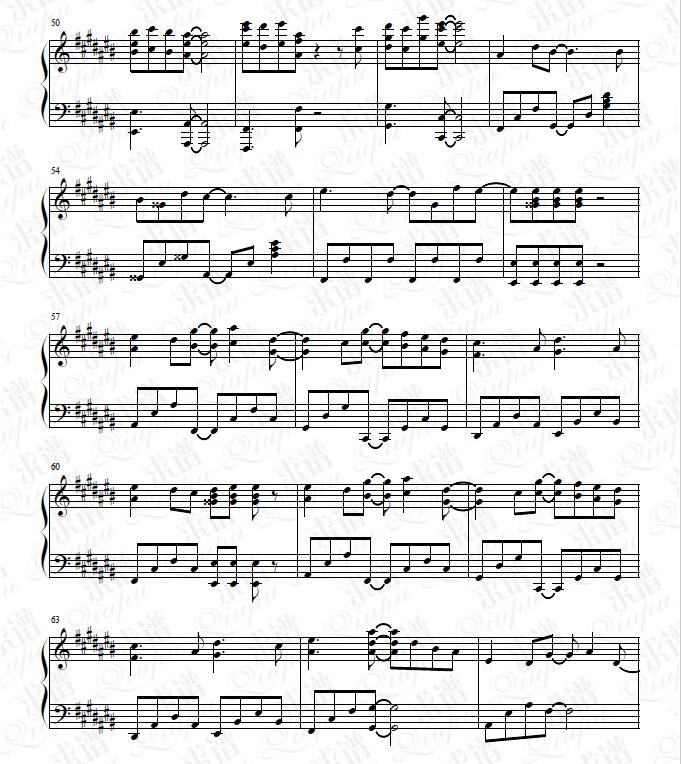 《カンタレラ（坎特雷拉）》钢琴谱由求谱网制作，并提供《カンタレラ（坎特雷拉）》钢琴曲在线试听，《カンタレラ（坎特雷拉）》钢琴谱（五线谱）下载
