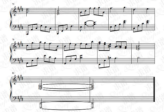 《13》钢琴谱由求谱网制作，并提供《13》钢琴曲在线试听，《13》钢琴谱（五线谱）下载
