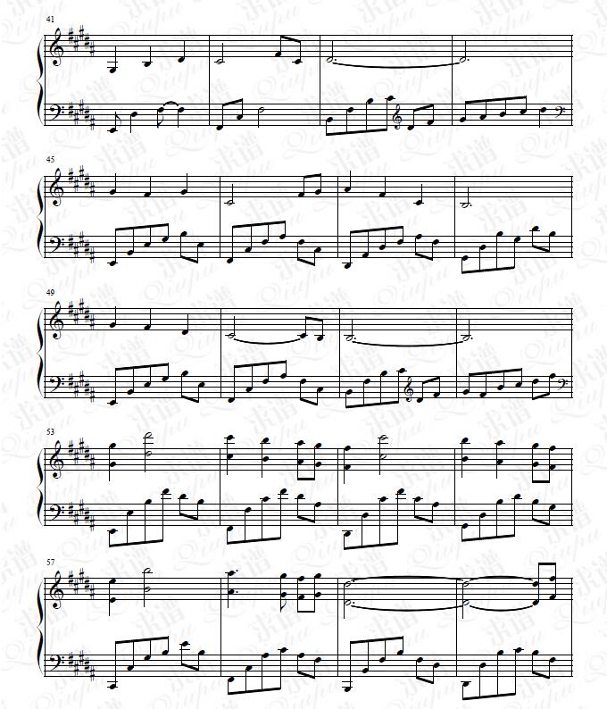《万花谷BGM》钢琴谱由求谱网制作，并提供《万花谷BGM》钢琴曲在线试听，《万花谷BGM》钢琴谱（五线谱）下载