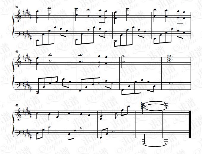 《万花谷BGM》钢琴谱由求谱网制作，并提供《万花谷BGM》钢琴曲在线试听，《万花谷BGM》钢琴谱（五线谱）下载