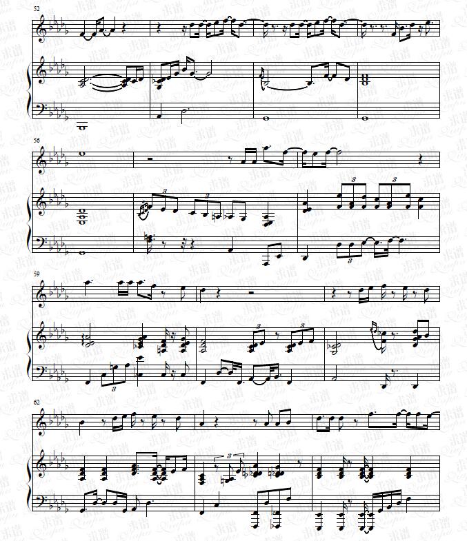 《愚人码头（爵士版）》钢琴谱（钢伴）由求谱网制作，并提供《愚人码头（爵士版）》钢琴曲（钢琴弹唱）在线试听，《愚人码头（爵士版）》钢琴谱（五线谱）下载