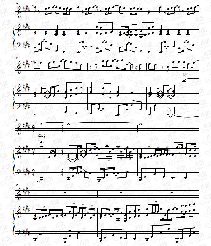 《活动小丑（piano.ver）》钢琴谱（钢伴）由求谱网制作，并提供《活动小丑（piano.ver）》钢琴曲（钢琴弹唱）在线试听，《活动小丑（piano.ver）》钢琴谱（五线谱）下载