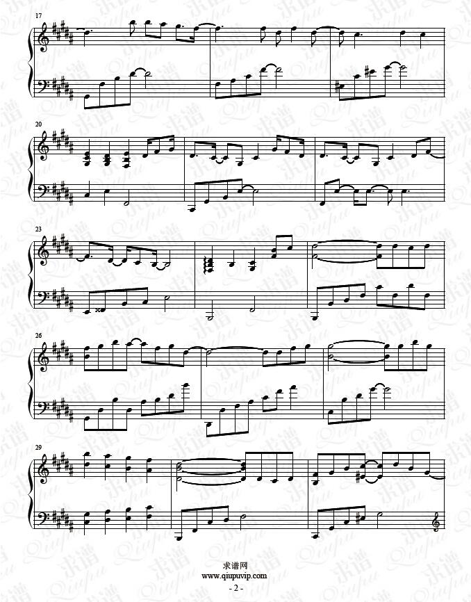 《来日方长》钢琴谱由求谱网制作，并提供《来日方长》钢琴曲在线试听，《来日方长》钢琴谱（五线谱）下载