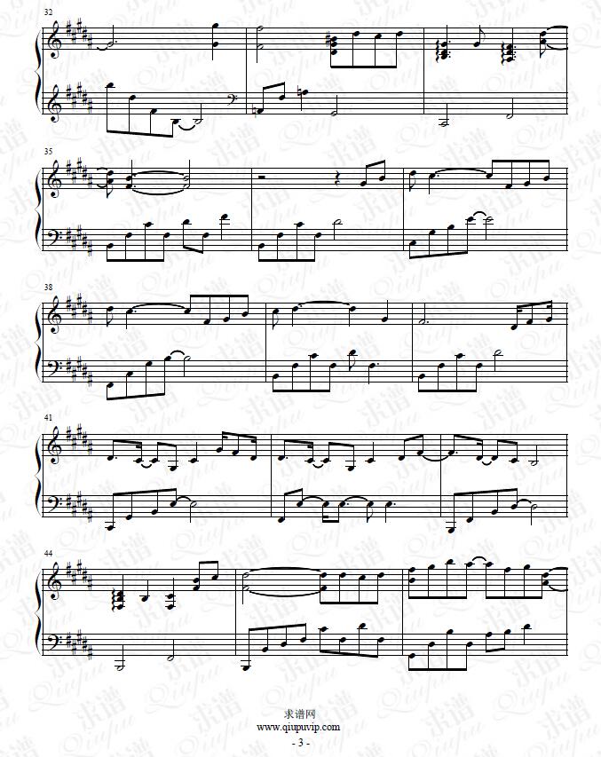《来日方长》钢琴谱由求谱网制作，并提供《来日方长》钢琴曲在线试听，《来日方长》钢琴谱（五线谱）下载