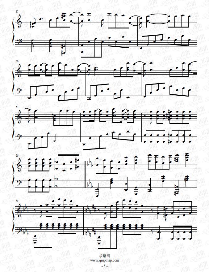 《时间有泪》钢琴谱由求谱网制作，并提供《时间有泪》钢琴曲在线试听，《时间有泪》钢琴谱（五线谱）下载