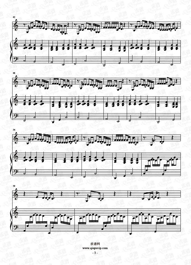 《浮生》钢琴谱（钢伴）由求谱网制作，并提供《浮生》钢琴曲（钢琴弹唱）在线试听，《浮生》钢琴谱（五线谱）下载