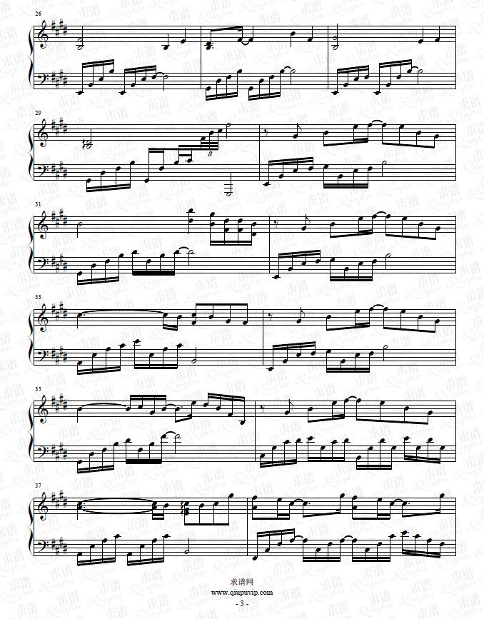 《暖手心》钢琴谱由求谱网制作，并提供《暖手心》钢琴曲在线试听，《暖手心》钢琴谱（五线谱）下载