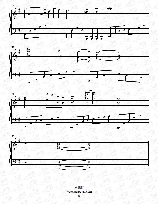 《三生三世十里桃花》钢琴谱由求谱网制作，并提供《三生三世十里桃花》钢琴曲在线试听，《三生三世十里桃花》钢琴谱（五线谱）下载