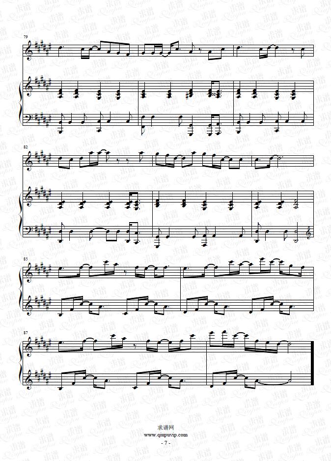 《是风动》钢琴谱由求谱网制作，并提供《是风动》钢琴曲在线试听，《是风动》钢琴谱（五线谱）下载