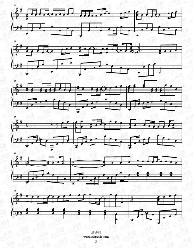 《不在》钢琴谱由求谱网制作,并提供《不在》钢琴曲在线试听,《不在》